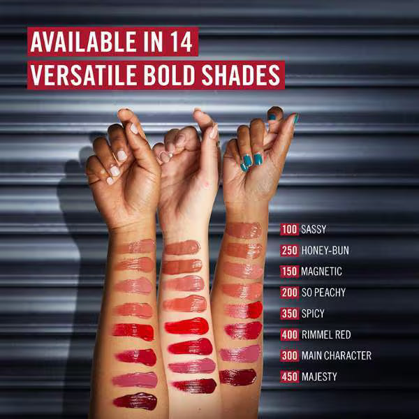 Rimmel Thrill Seeker Lip Stain Main Character, imported from the UK