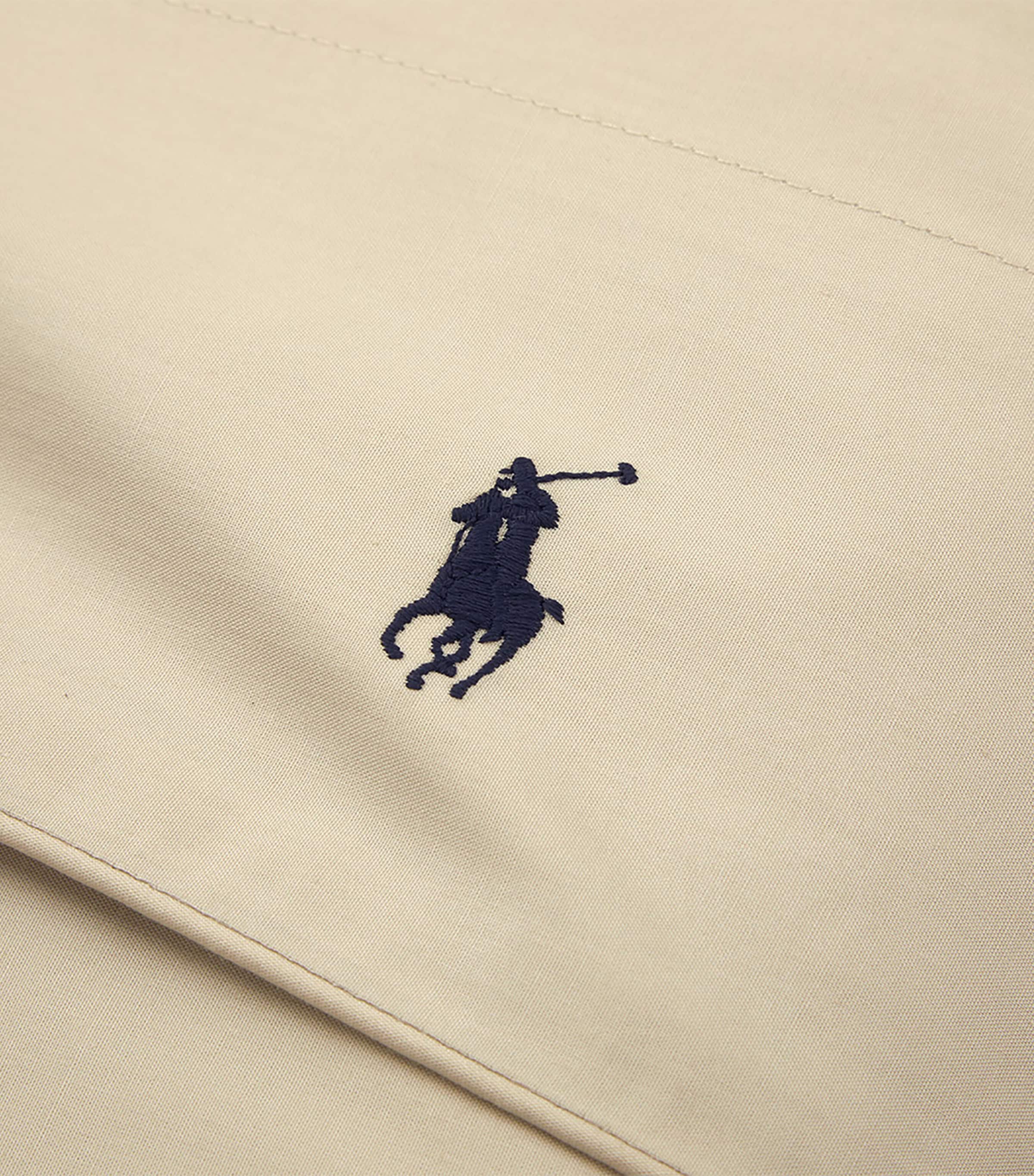Ralph Lauren Cotton Player Super King flat sheet 270cm x 280cm, imported from the UK