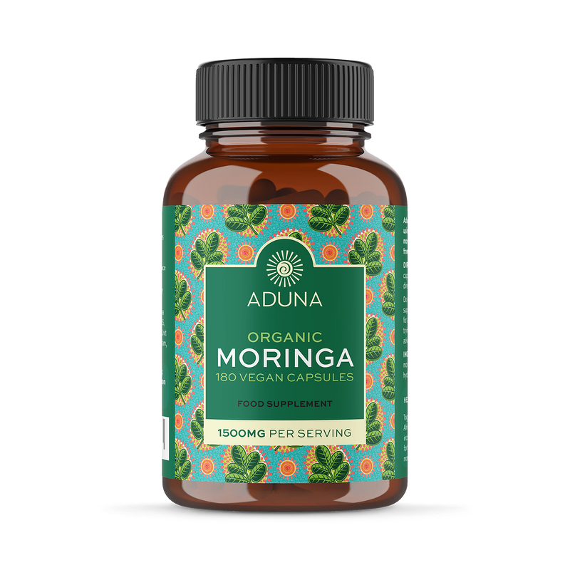 Aduna organic moringa capsules 180 count - British product