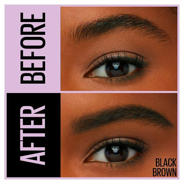Maybelline eyebrow duo pencil powder black brown, imported from the UK