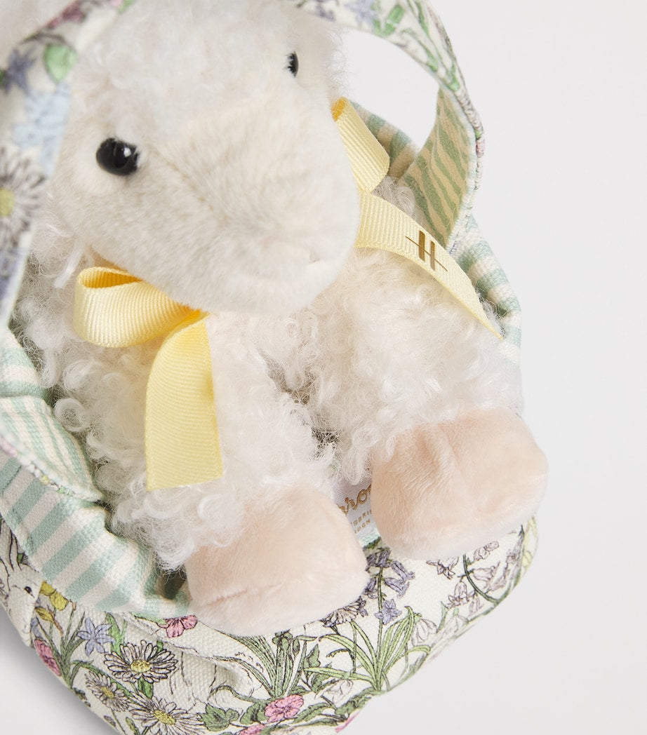 Harrods plush lamb in a bag 19cm, UK version