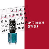 Rimmel Nail Polish Blue Glitter Siren (British brand)