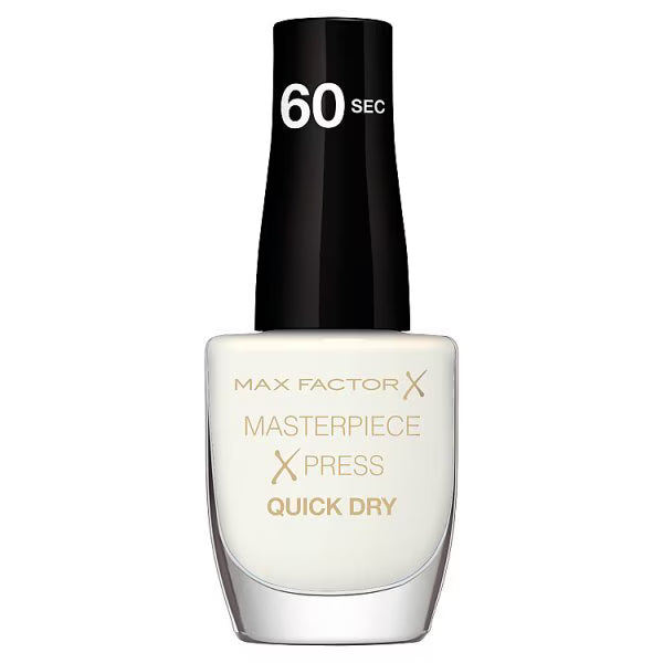 Max Factor Masterpiece Xpress nail polish Spilt Milk, imported from the UK