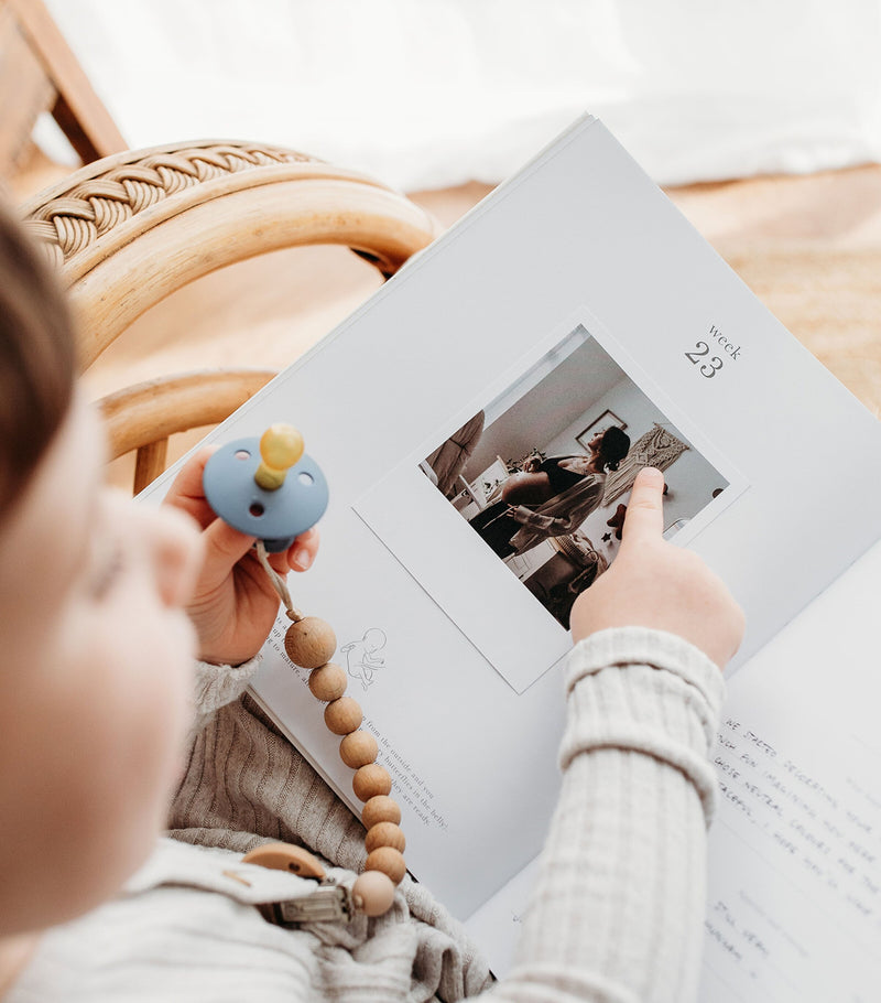 Blush and Gold Safari My Pregnancy Journal