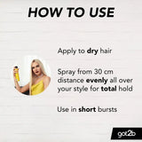 got2b Glued Blasting Freeze Spray 300ml, UK version