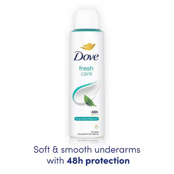 Dove Women Antiperspirant Deodorant Fresh 150ml - British product