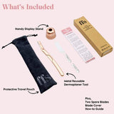 FFS Beauty Dermaplaning Facial Kit + Stand (Rose Gold)