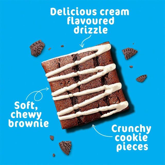 Fibre One 90 Calorie Cookies &amp;amp; Cream Drizzle Squares Snack Bars   5 x 24g