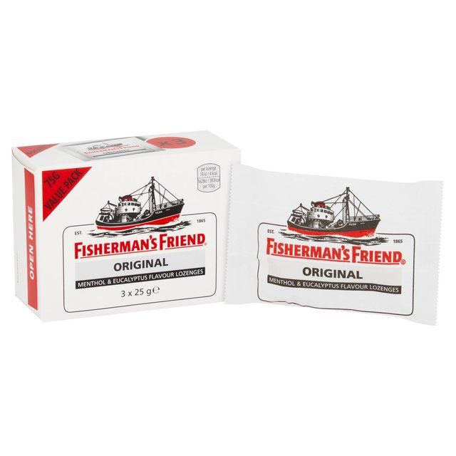 Fishermans Friend Original Extra Strong Lozenges   3 x 25g