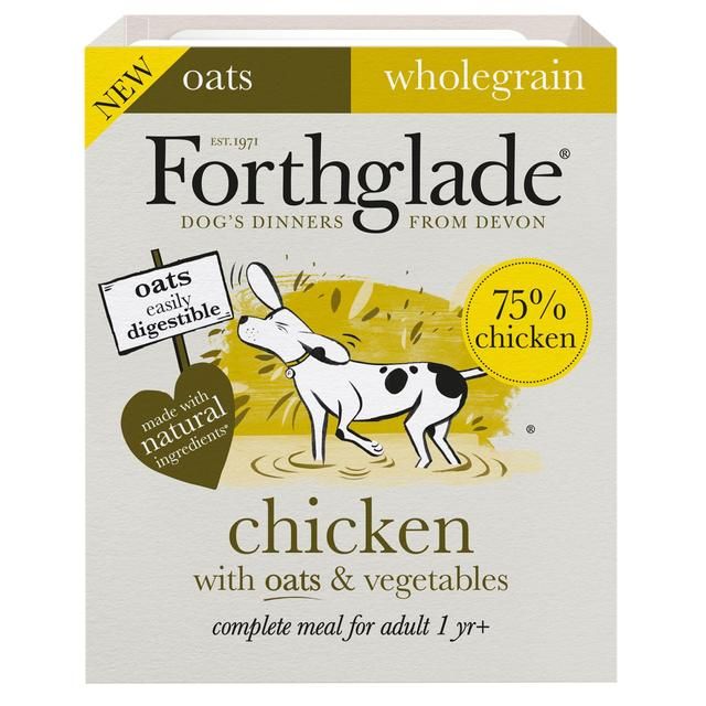 Forthglade Complete Adult Wholegrain Chicken with Oats &amp;amp; Veg   395g