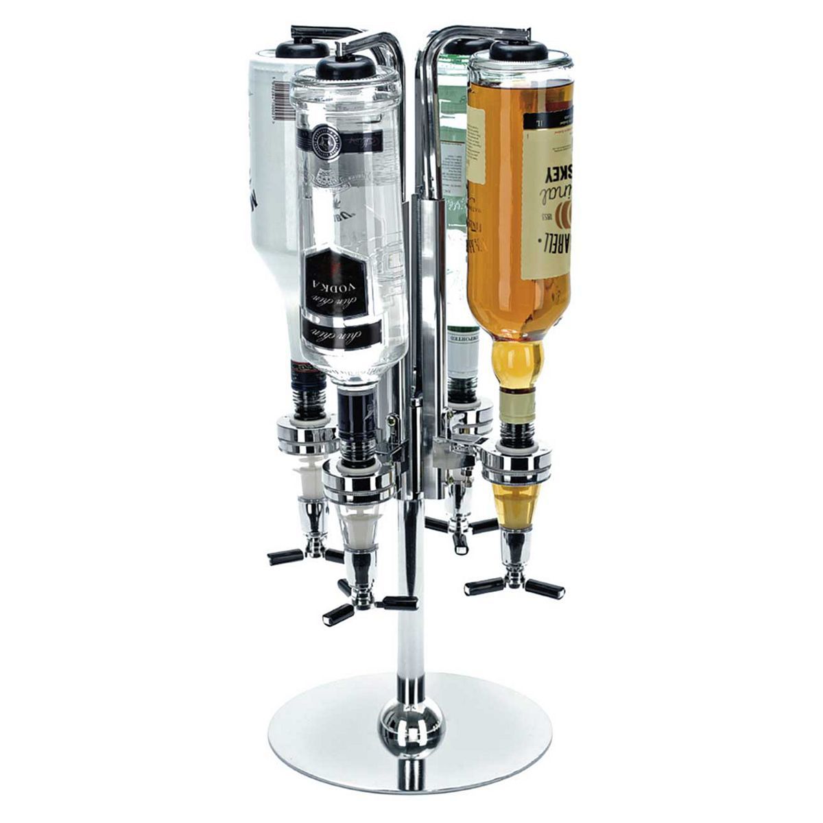 Four Bottle Bar Optic Drinks Dispenser