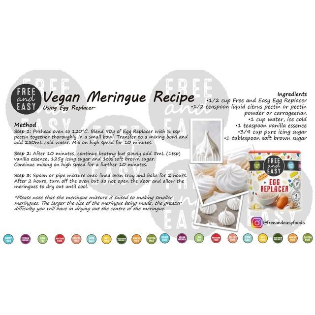 Free &amp;amp; Easy Free From Vegan Egg Replacer   135g