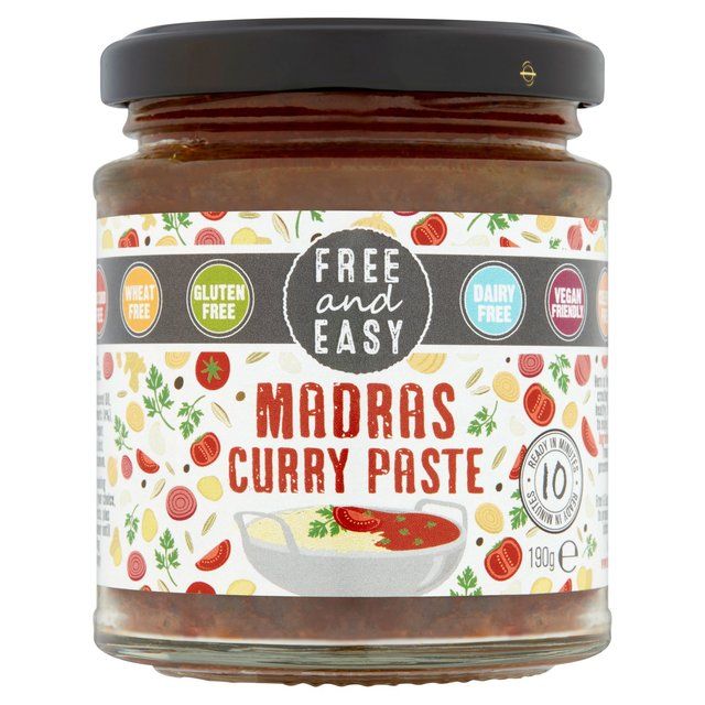 Free &amp;amp; Easy Madras Curry Paste   190g