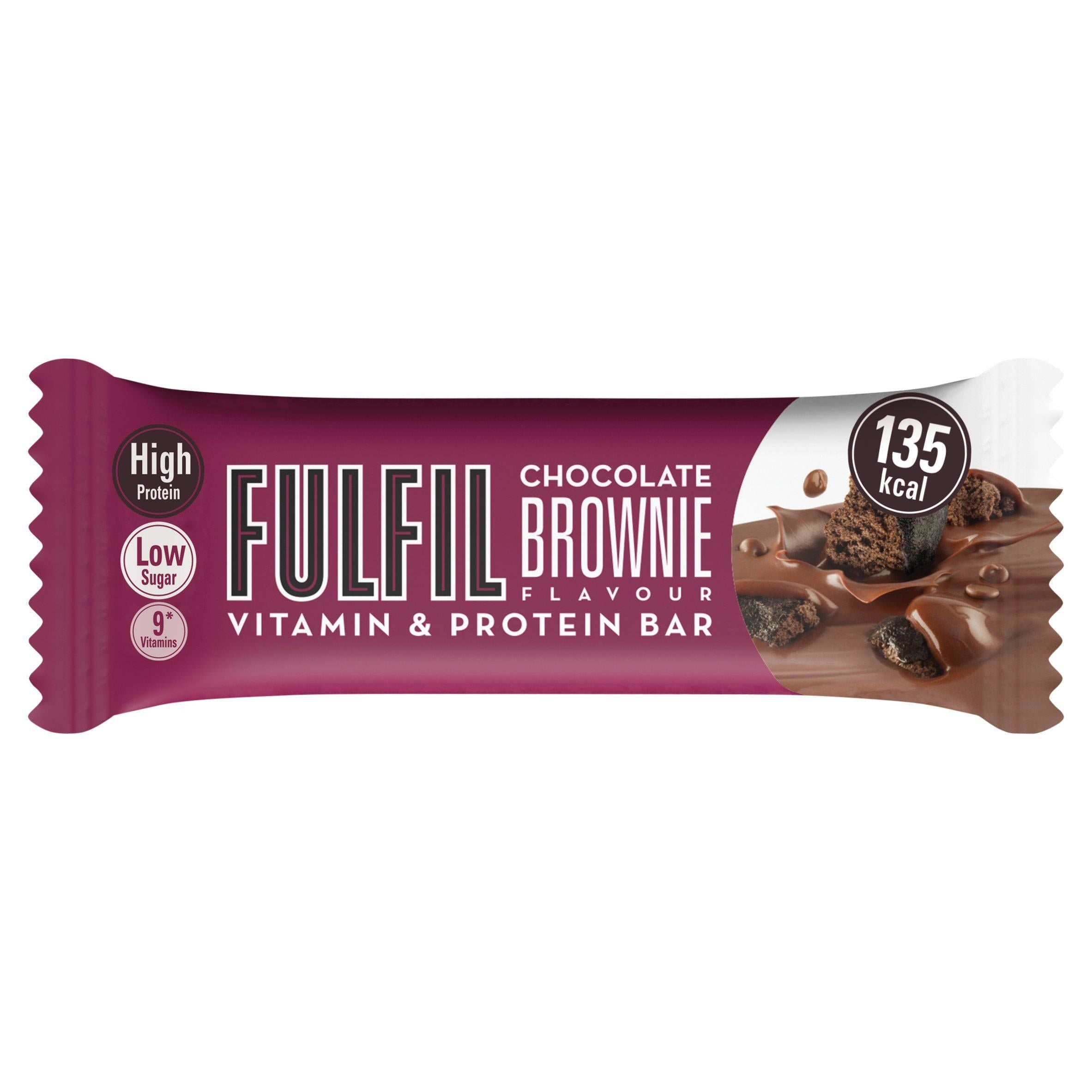 Fulfil Chocolate Brownie Flavour Vitamin &amp;amp; Protein Bar 40g