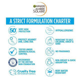 Garnier Ambre Solaire Sensitive Sun Cream SPF50+ 175ml