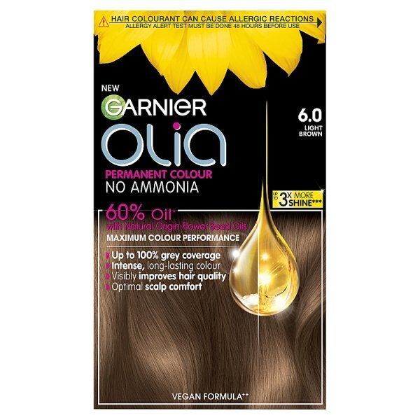 Garnier Olia 5.15 Frosted Chocolate Brown Permanent Hair Dye Light Brown 6