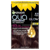 Garnier Olia Glow Permanent Hair Dye Iridescent Brown 5.12