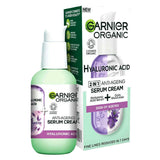 Garnier Organic Lavandin &amp;amp; Hyaluronic Acid 2in1 Anti-Ageing Serum Cream 50ml