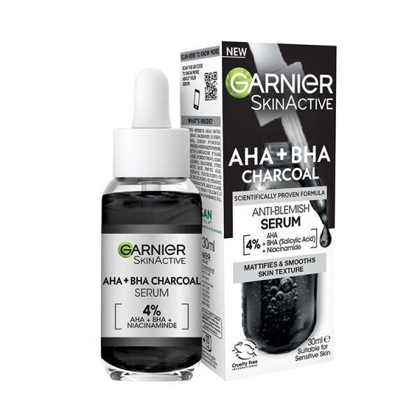 Garnier Skinactive 4% Aha + Bha &amp;amp; Niacinamide Serum, 30Ml