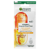Garnier SkinActive Vitamin C Anti Fatigue Ampoule Sheet Mask 15g
