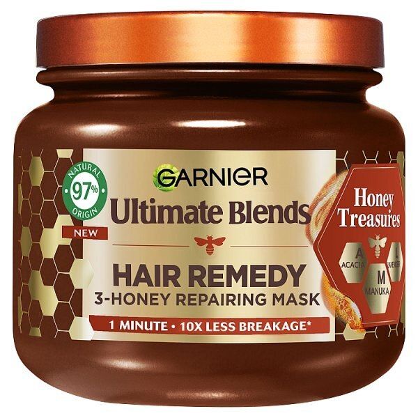 Garnier Ultimate Blends Honey Treasures Hair Mask 340Ml
