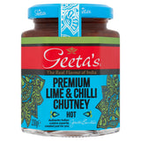 Geeta's Premium Lime &amp;amp; Chilli Chutney Hot 230g