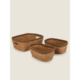 George Home Natural Rattan Storage Tray