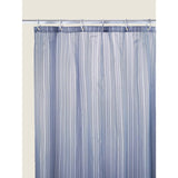 George Home Navy Herringbone Shower Curtain