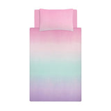 George Home Ombre Tie Dye Reversible Duvet Set - Single