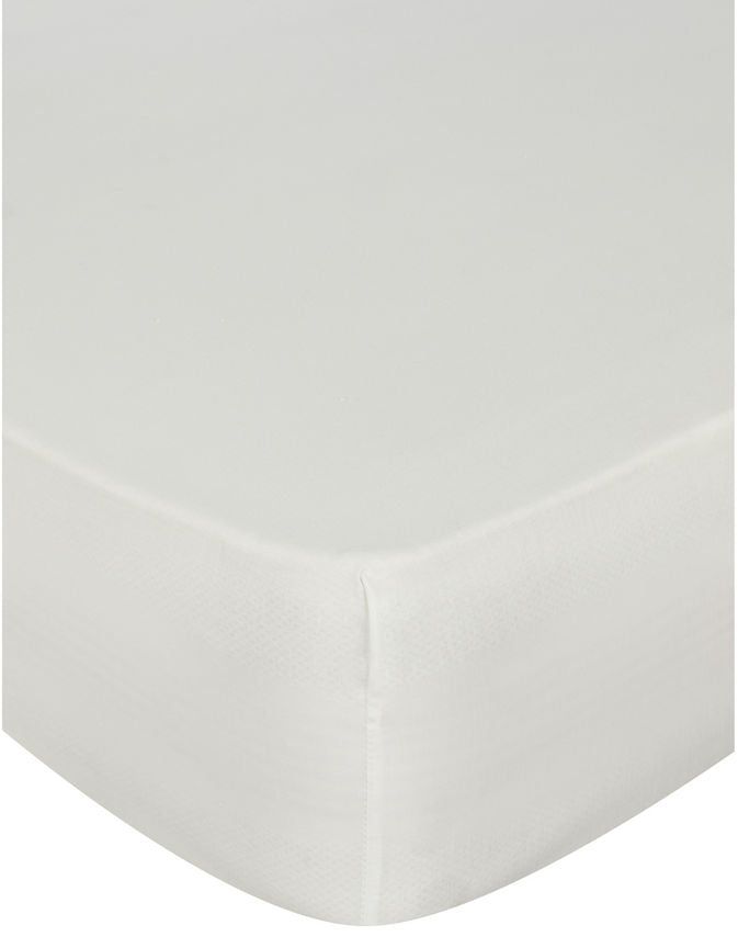 George Home White Fitted Sheet - King