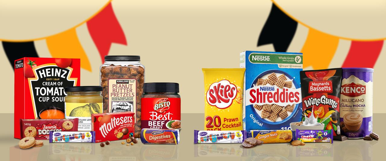 British food delivered to Germany