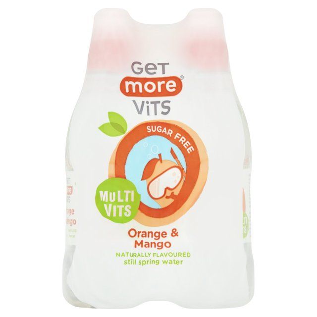 Get More Multivitamins Orange &amp;amp; Mango   4 x 330ml