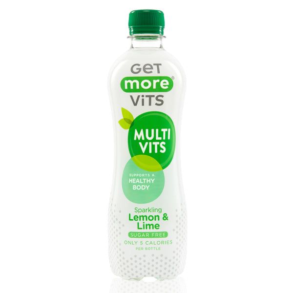 Get More Vits Multivitamins Sparkling Lemon &amp;amp; Lime 12x500ml