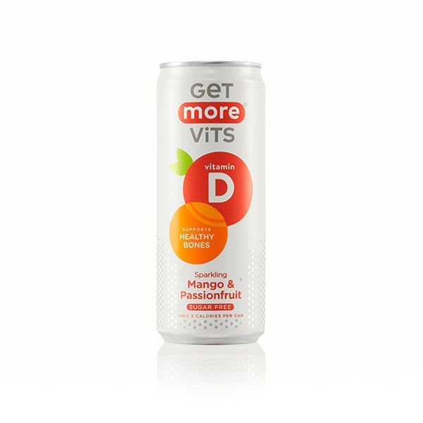 Get More Vits Vitamin D Still Mango &amp;amp; Passionfruit 12x330ml