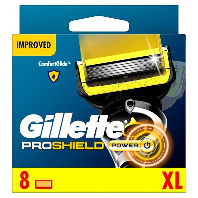 Gillette ProShield Power Razor Blades   8 per pack
