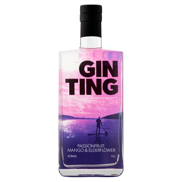 Gin Ting Passionfruit Mango &amp;amp; Elderflower Gin   70cl