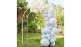 Ginger Ray Blue &amp;amp; Cream Balloon Arch