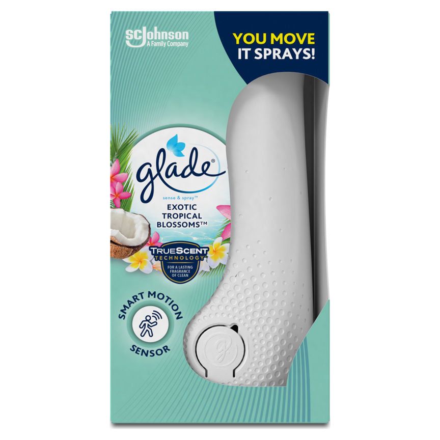 Glade Sense &amp;amp; Spray Autospray Diffuser &amp;amp; Refill Exotic Air Freshener