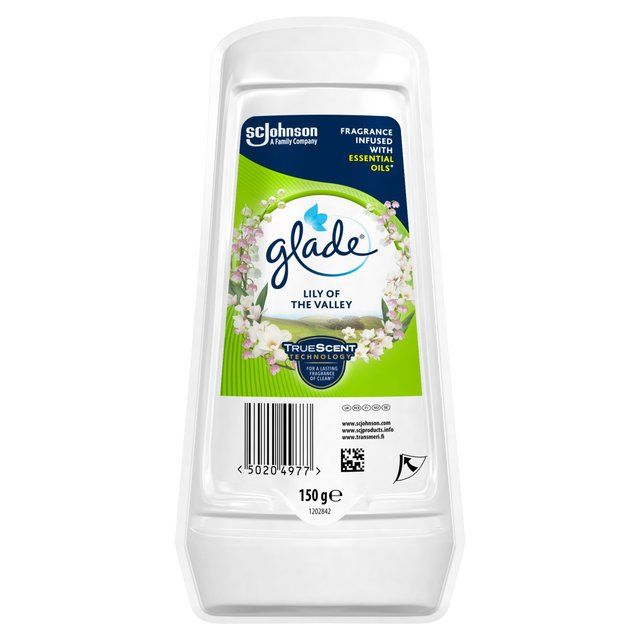 Glade Solid Bathroom Gel Lily of the Valley Air Freshener   150g