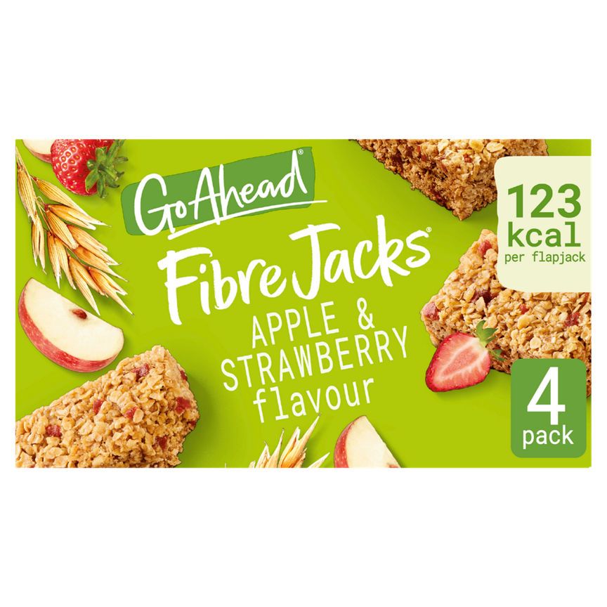 Go Ahead Fibre Jacks Apple &amp;amp; Strawberry Flavour 118.9g