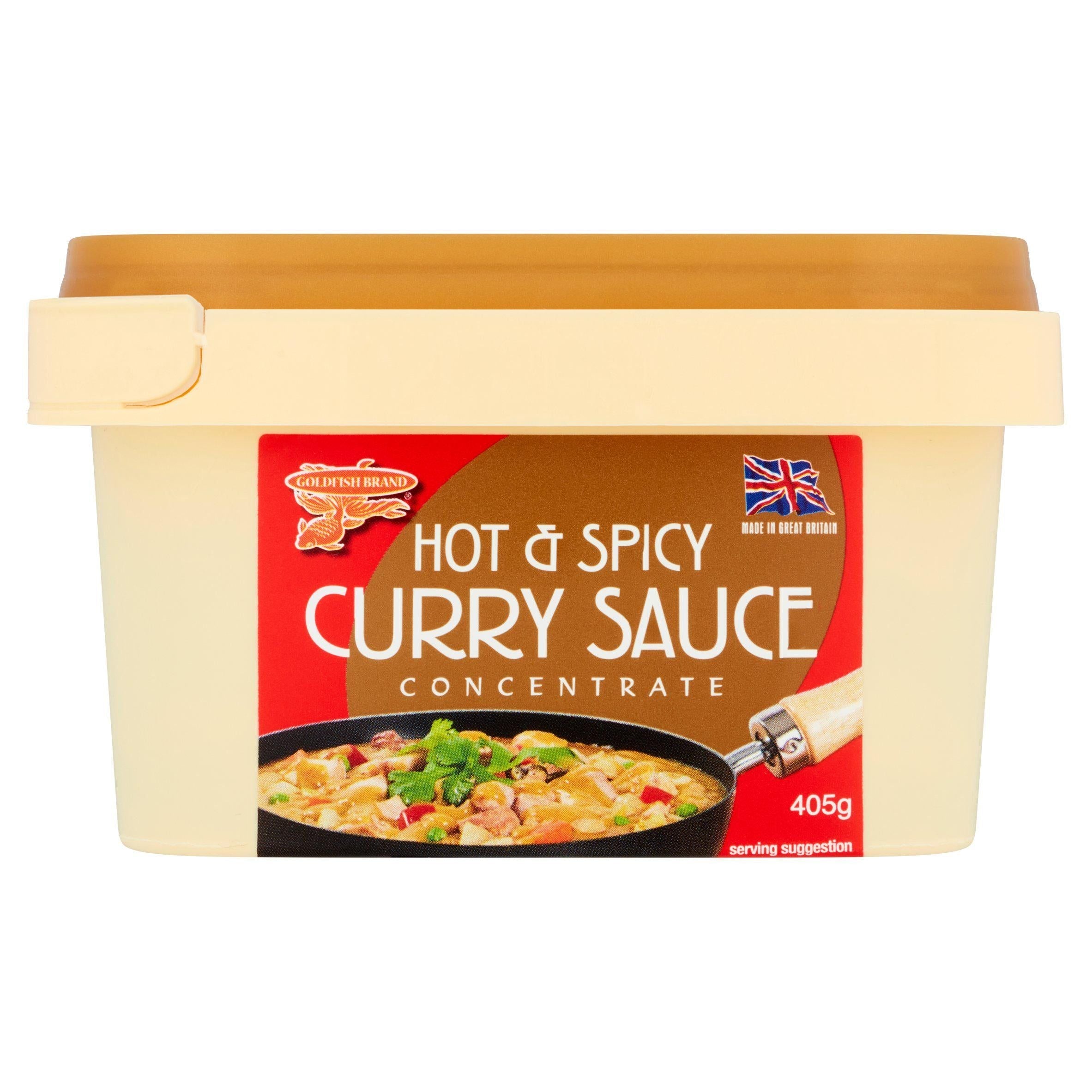Goldfish Brand Hot &amp;amp; Spicy Curry Sauce 405g