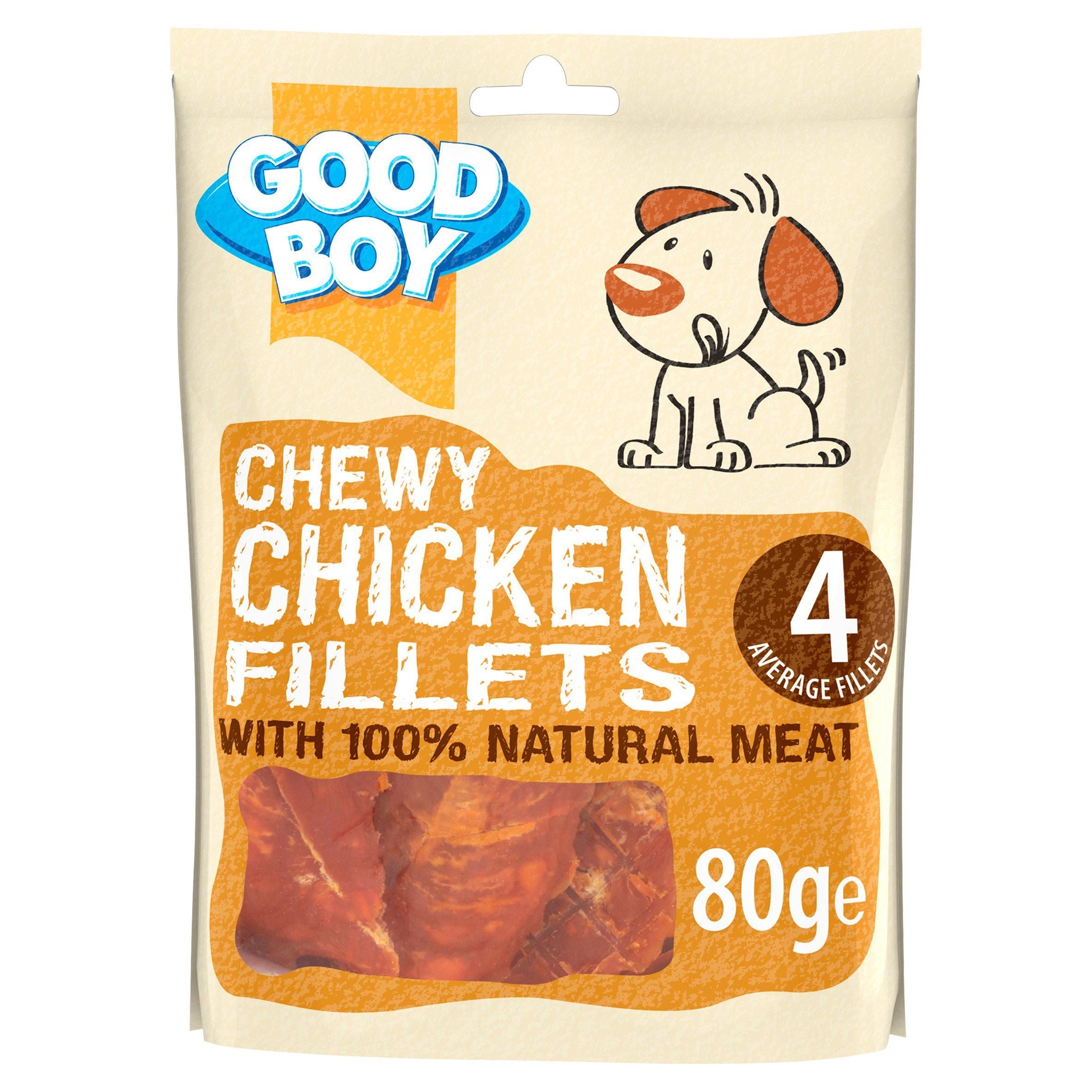 Good Boy Pawsley &amp;amp; Co Chewy Chicken Fillets 80g