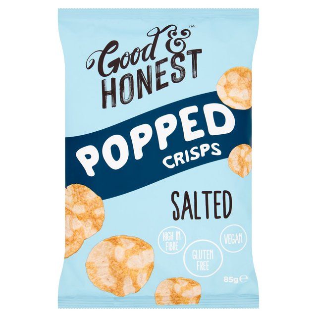 Good &amp;amp; Honest Popped Chips Sea Salt   85g