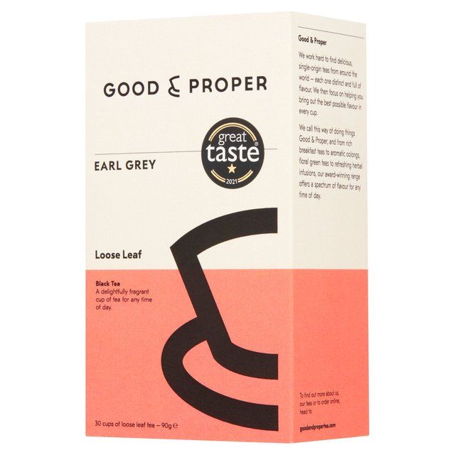 Good &amp;amp; Proper Tea - Loose Leaf Earl Grey Tea   90g