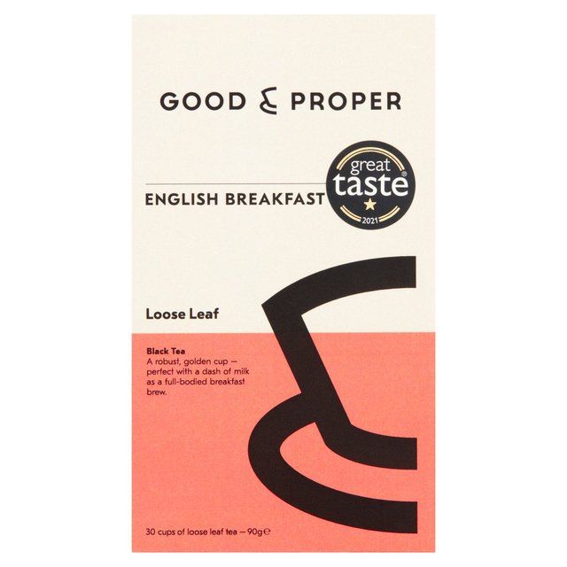 Good &amp;amp; Proper Tea - Loose Leaf English Breakfast Tea   90g
