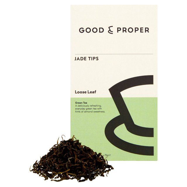 Good &amp;amp; Proper Tea - Loose Leaf Jade Tips Green Tea   75g
