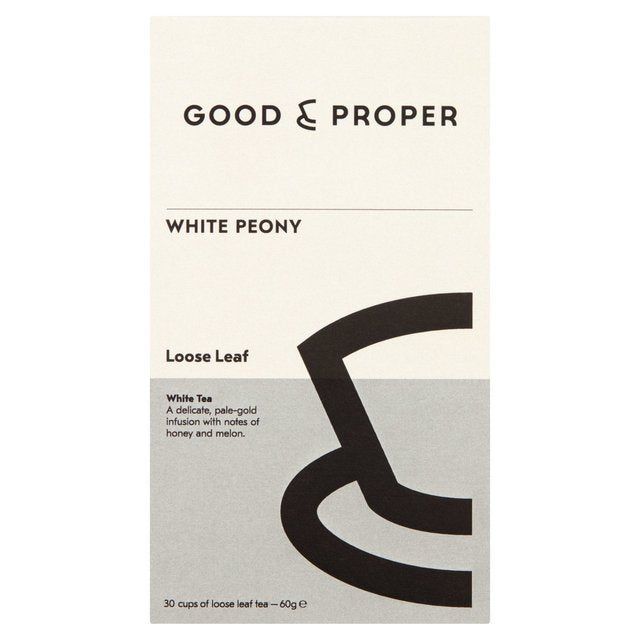 Good &amp;amp; Proper Tea - Loose Leaf White Peony White Tea   60g