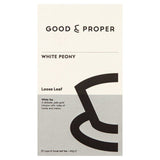 Good &amp;amp; Proper Tea - Loose Leaf White Peony White Tea   60g
