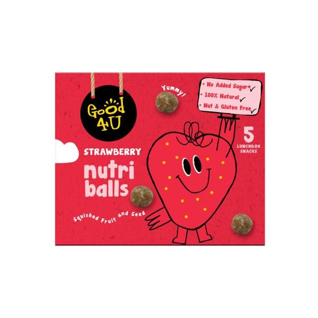 Good4u Nutri Balls Strawberry Multipack   5 x 20g