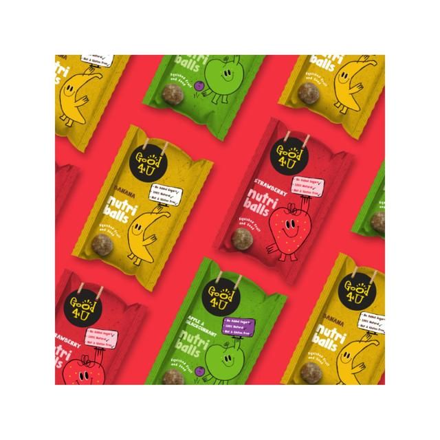 Good4u Nutri Balls Strawberry Multipack   5 x 20g